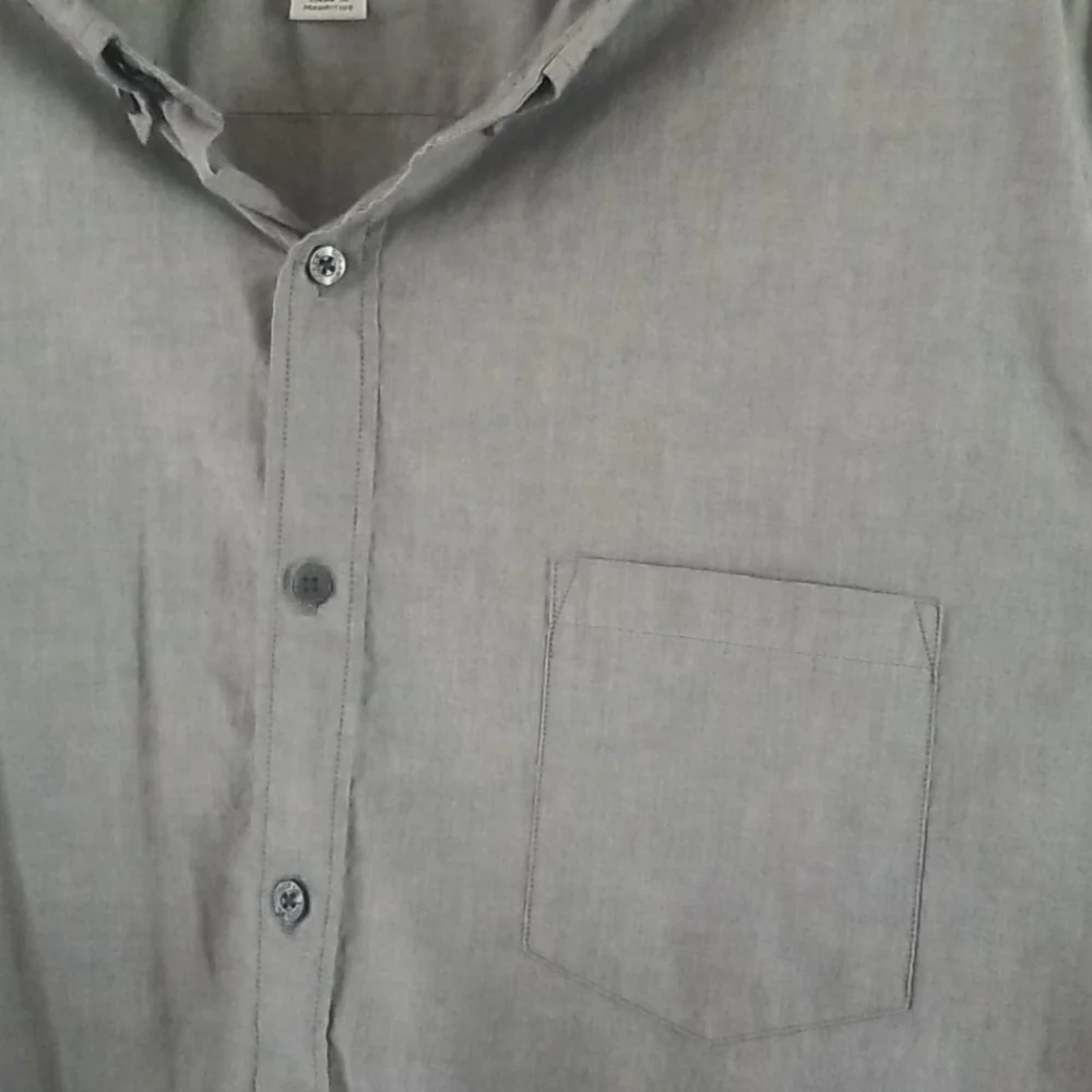 J. Crew Men's Gray Cotton Button Down